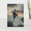 Search for calligraphy wedding thank you cards Bride and groom