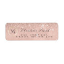 Search for pink grey wedding return address labels Elegant