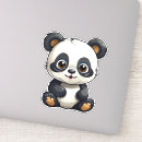 Search for black and white panda stickers Animal