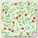 Search for acorn coasters Leaves