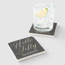 Search for typography coasters Chic