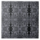 Search for grey flower tiles Black