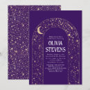 Search for moon and stars bridal shower invitations For her