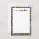 Search for tennis note cards Racket