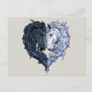 Search for love horses postcards Lover
