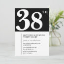 Search for 38th birthday invitations Thirty