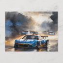 Search for blue car postcards Speed