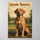 Search for vintage dog art posters Retriever