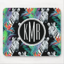 Search for monogram zebra pattern mousepads Jungle
