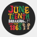 Search for juneteenth stickers 1865