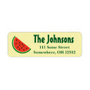 Search for watermelon return address labels Summer
