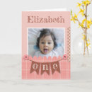 Search for baby girl birthday cards Pink