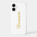 Search for minimalist typography iphone cases Gold