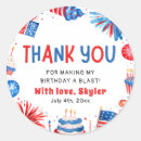 Search for red white blue thank you stickers Patriotic
