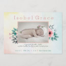 Search for religious birth announcement cards Watercolor