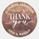 Search for salon thank you stickers Elegant
