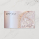 Search for rose gold metal business cards Hair stylist