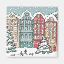 Search for winter scenes magnets White