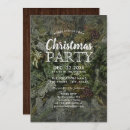 Search for evergreen christmas invitations Rustic