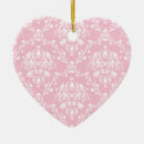 Search for damask christmas tree decorations Pink