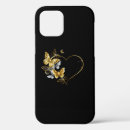 Search for golden butterfly iphone cases Black