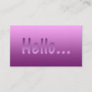 Search for one business cards Pink