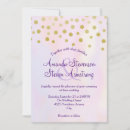 Search for confetti wedding invitations Watercolor