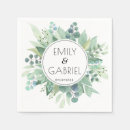 Search for eucalyptus wedding napkins Rustic