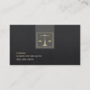 Search for justice business cards Attorney at law