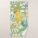 Search for parrot bath towels Hand drawn
