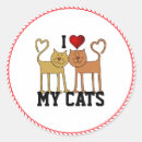 Search for love my cat stickers Pets