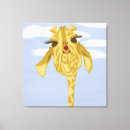 Search for colourful animal canvas prints Giraffe