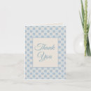 Search for blue gingham thank you cards Modern