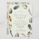 Search for feather baby shower invitations Floral