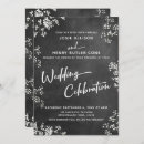 Search for chalkboard wedding invitations Floral