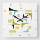Search for funky clocks Mid century modern