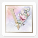 Search for letter v monogram stickers Gold