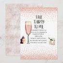 Search for pink champagne birthday invitations Wine