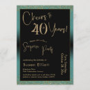 Search for cheers to 40 years invitations Party