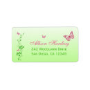 Search for spring butterfly return address labels Modern