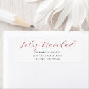 Search for feliz navidad return address labels Elegant