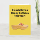 Search for wooden birthday cards Funny