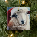 Search for santa sheep christmas tree decorations Festive