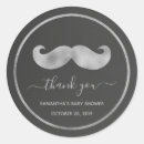 Search for moustache baby shower stickers Modern