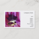 Search for masquerade business cards Pink