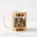 Search for life is golden mugs Golden retriever dog