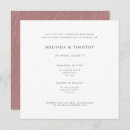 Search for blush rehearsal dinner invitations Dusty rose