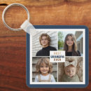 Search for unique birthday key rings Modern typography