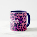 Search for pink cheetah mugs Animal