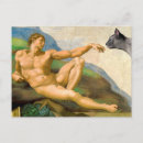 Search for the creation of adam postcards God